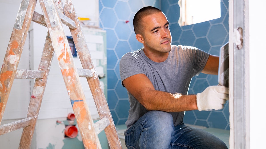 tile in bathroom