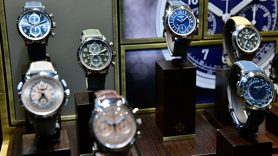 A photo of Patek Philippe watches