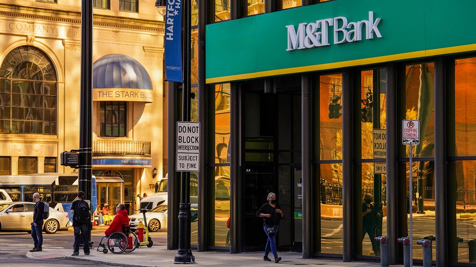 An M&T Bank branch in downtown Hartford, Connecticut