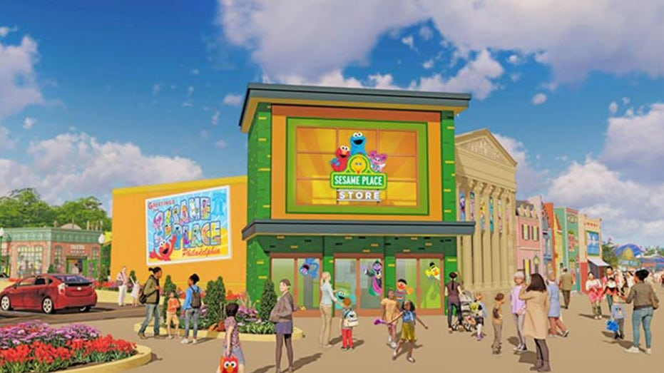 Artist rendering of Sesame Place store