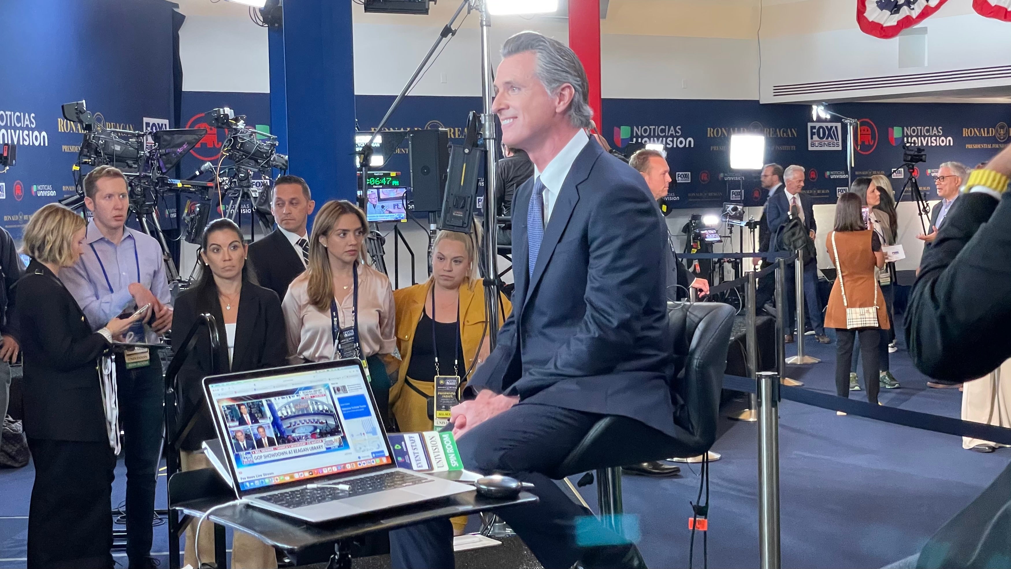 Newsom s rumored presidential ambitions front and center as he