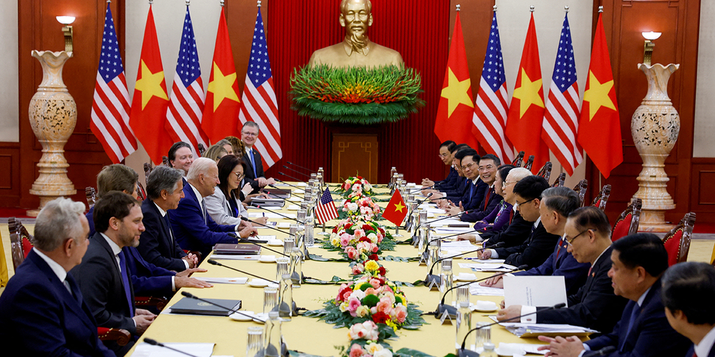 US, Vietnam executives discuss new partnerships as Biden visits Hanoi; AI deals unveiled - Vimarsana News