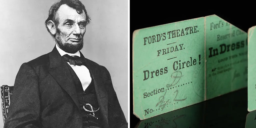 Theater tickets from the night Abraham Lincoln was shot sold for over $250K at auction - Vimarsana News