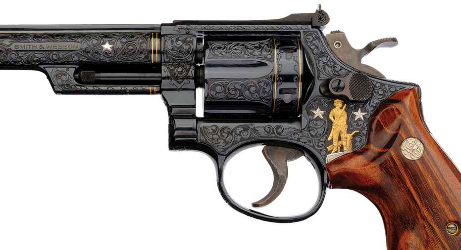 left side of elvis revolver