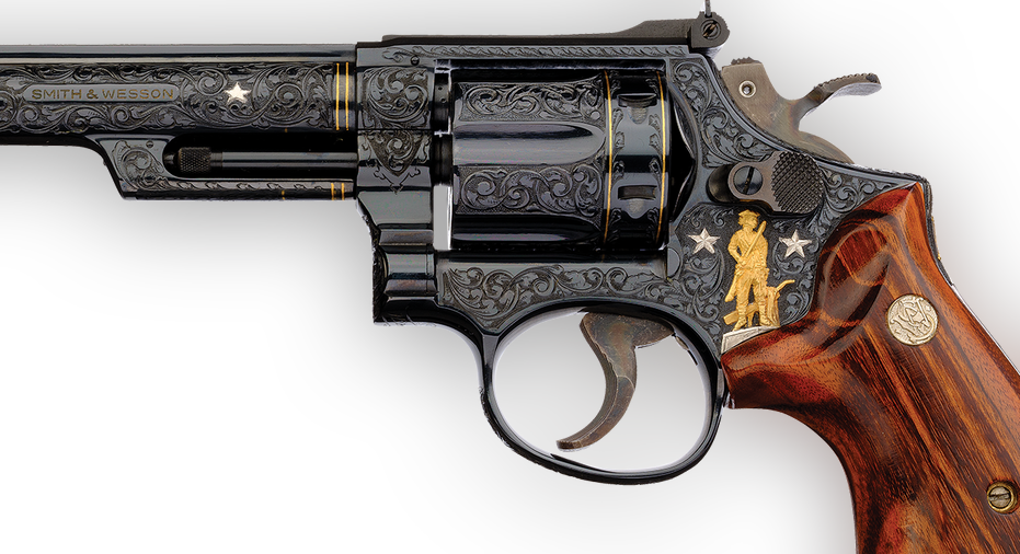 left side of elvis revolver