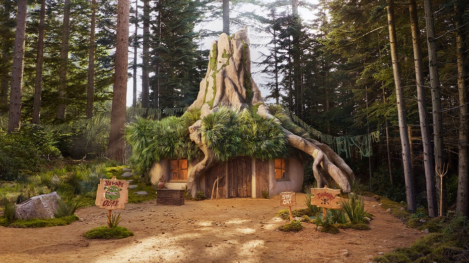 exterior of Shrek recreation home