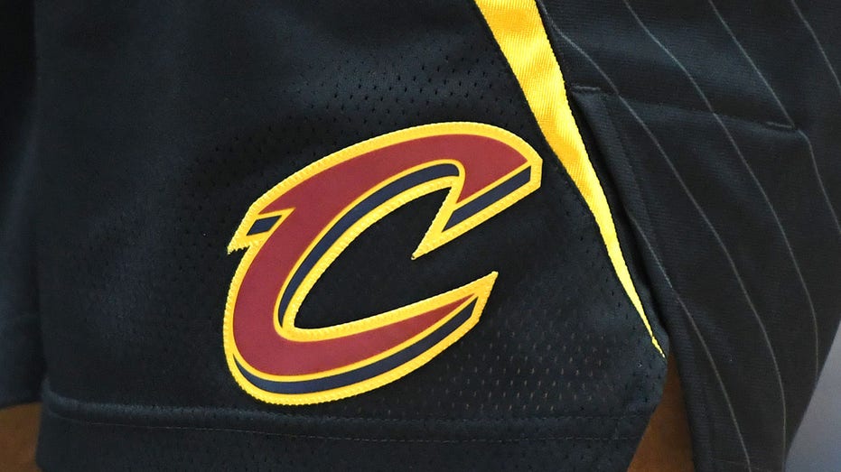 Cavaliers logo on shorts