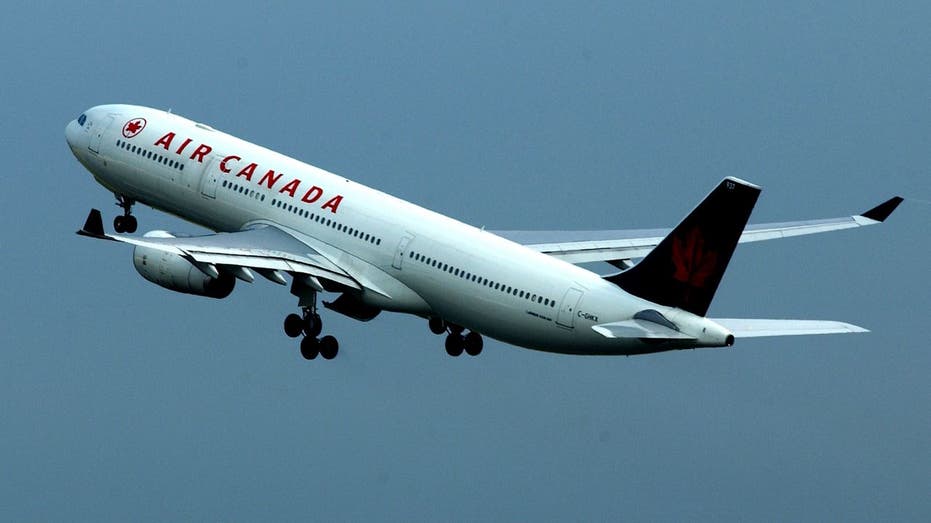 Air Canada passenger plane inflight