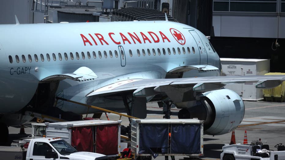 Air Canada plane at SFO