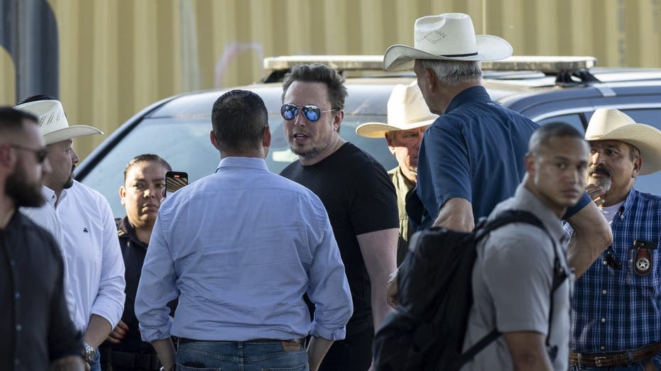 Elon Musk at Mexico border