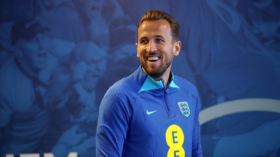 Harry Kane smiles