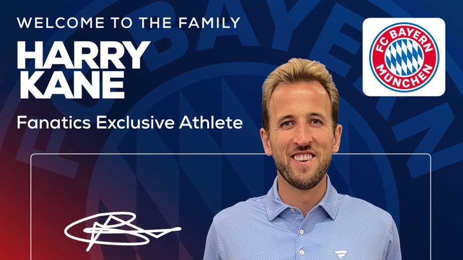 Harry Kane with Fanatics partnership