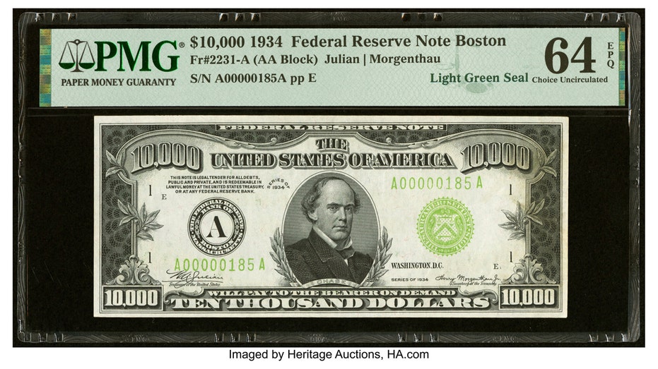 $10,000 bill from 1934