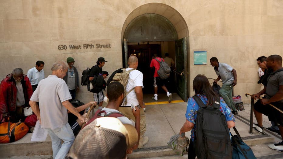 Los Angeles Homeless Library Shelter