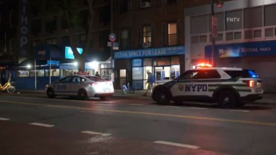 Police on the scene of NYC IHOP stabbing