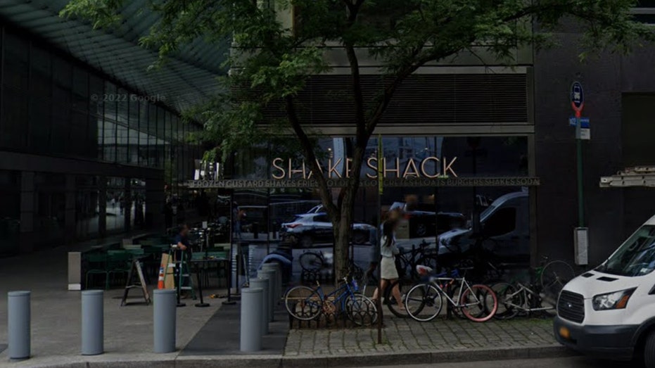 Shake Shack location in NYC's Battery Park City.