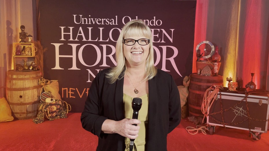Universal Orlando Show Director Kelly Malik at Halloween Horror Nights media room at Universal Orlando.