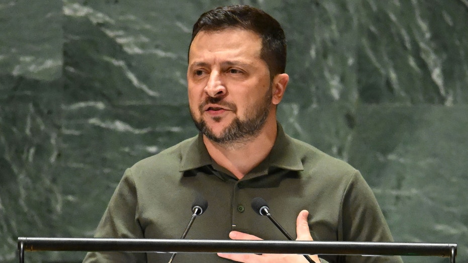 Ukrainian President Volodymyr Zelensky United Nations