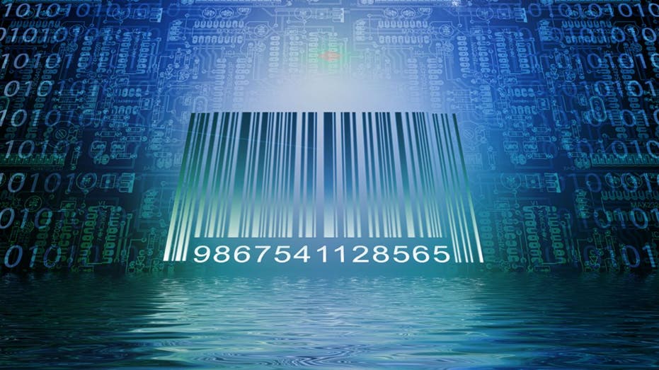 binary code behind barcode