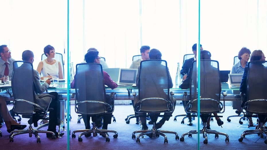 business people meeting board room