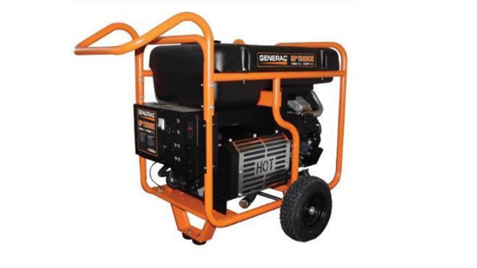 a model of recalled portable generator from generac