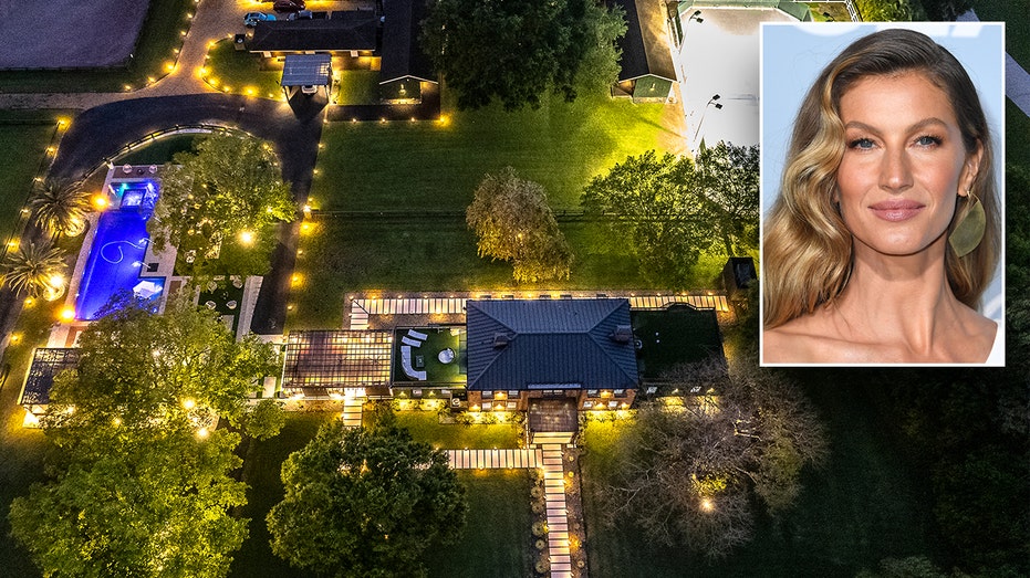 aerial view of Gisele Bündchen's mansion