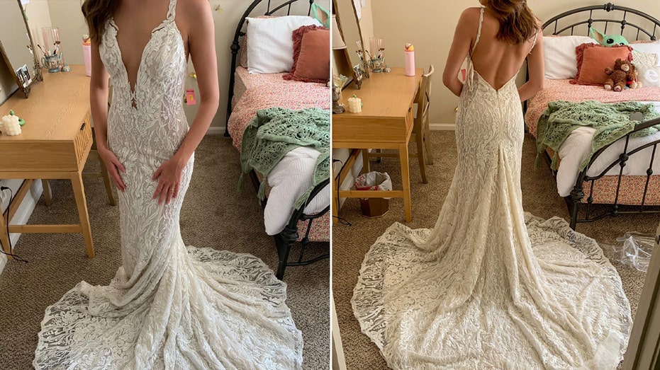 Alabama woman shocked to learn 25 wedding dress from Goodwill