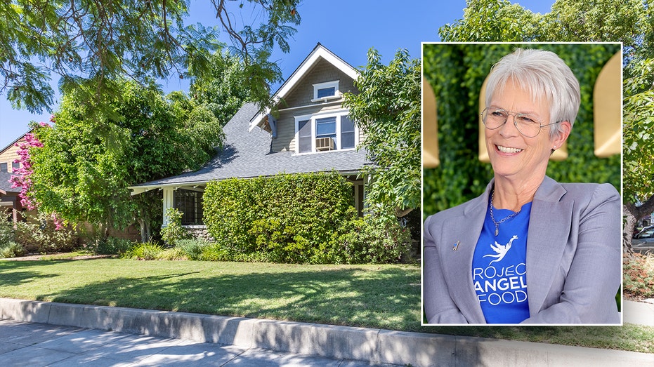 Jamie Lee Curtis and "Halloween" house