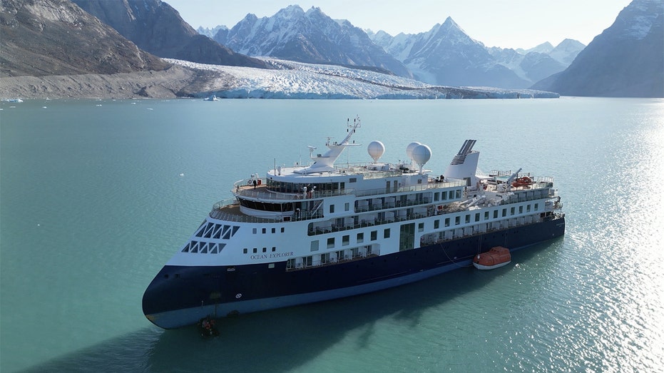 A general view of the Ocean Explorer cruise ship