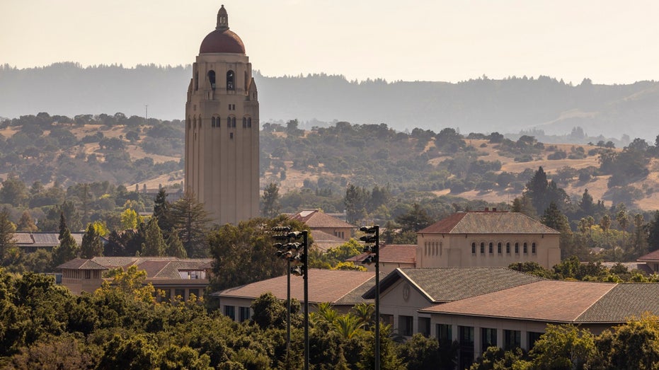 Stanford University aerial view