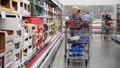 Customers shop at a supermarket in Foster City, California on Sept. 13, 2023. The Labor Department reported Wednesday that the consumer price index, a key gauge of inflation, rose 0.6 percent in August, its biggest monthly gain in 2023; and 3.7 percent from a year ago.