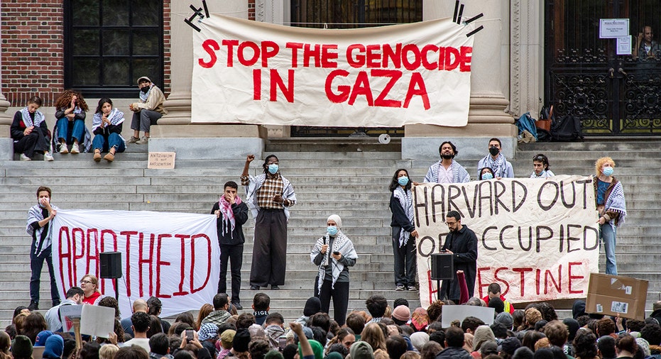 Harvard students protest for Palestine