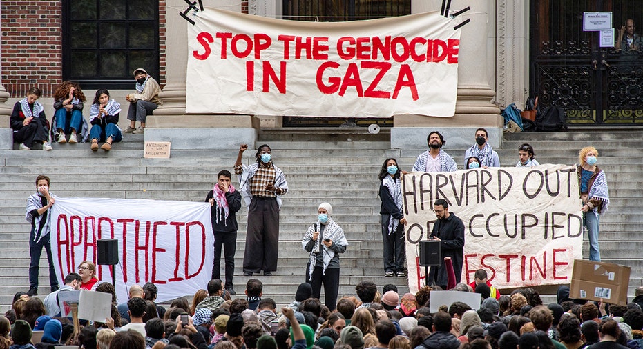 Harvard students protest for Palestine