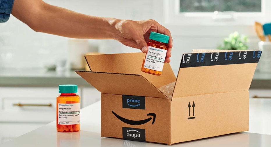 Amazon prescription bottles in box