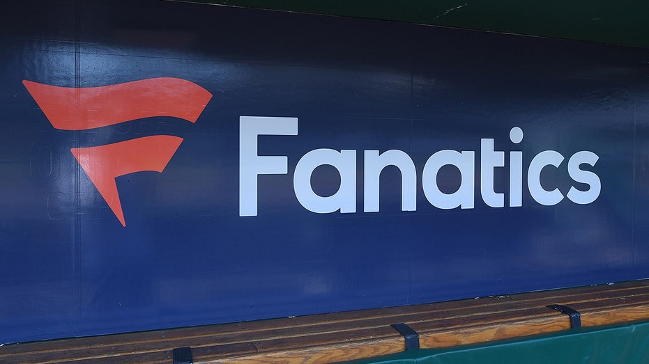 Fanatics logo in dugout