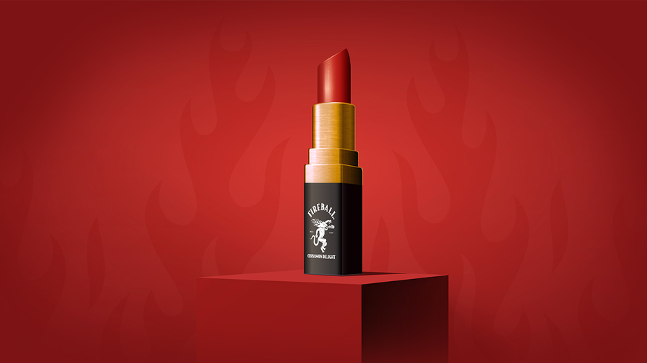 Fireball Cinnamon Delight RED lipstick