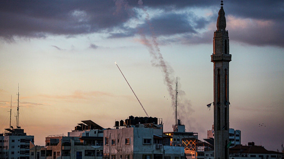 Massive rocket attack on Israel form Gaza Strip