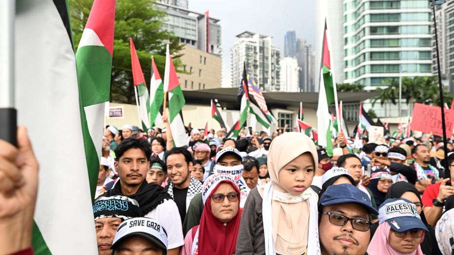 Malaysian pro-Palestinian protest