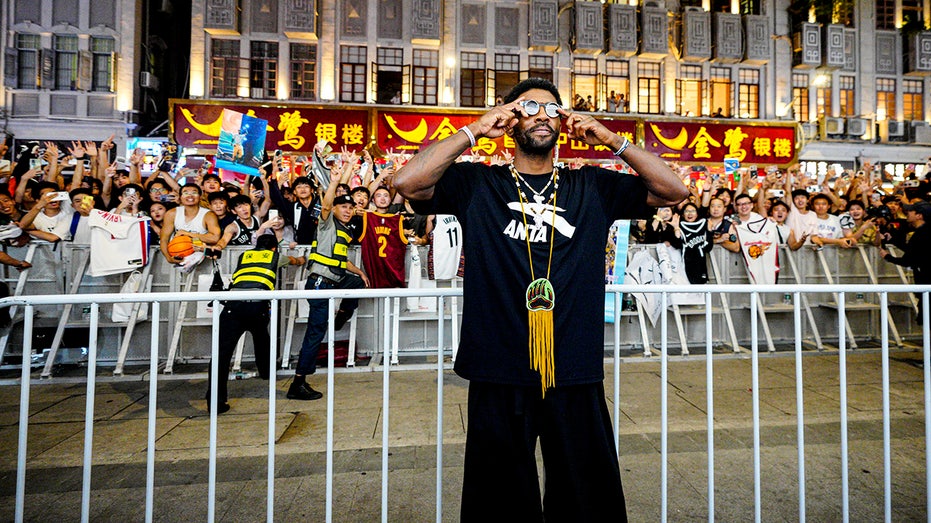 Kyrie Irving tours China in September 2023