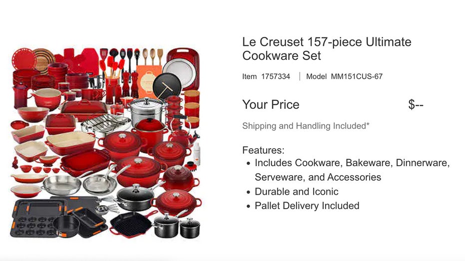 Costco's 157-piece Le Creuset cookware deal has social media users sounding  off: 'Ridiculous price