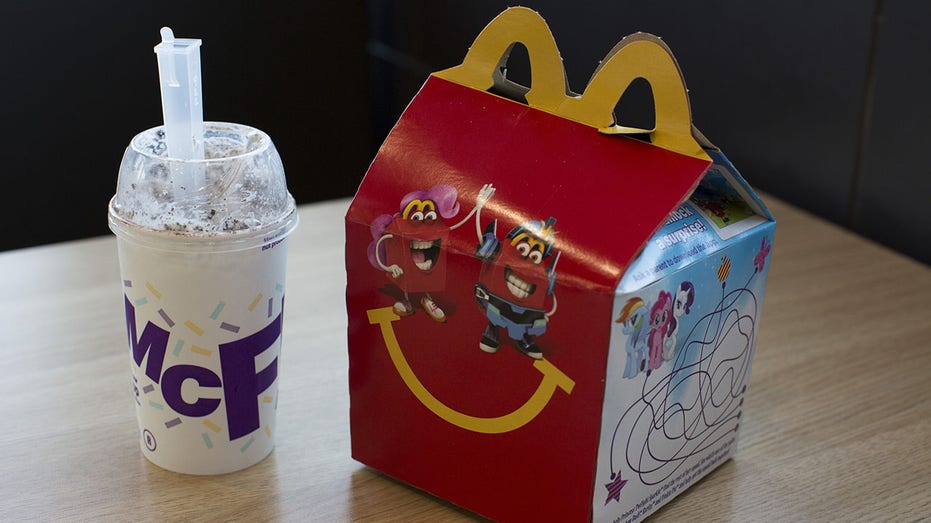 McDonalds McFlurry and Happy Meal