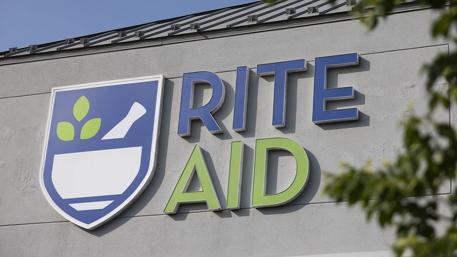 Closeup of Rite Aid sign
