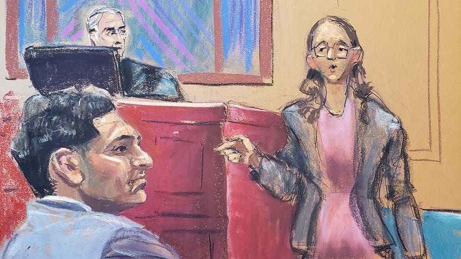 A court sketch depicts Sam Bankman-Fried’s appearance in a Manhattan courtroom