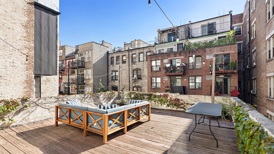 photo of a New York City terrace