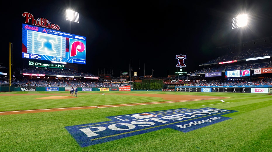 Citizens Bank Park before playoff game