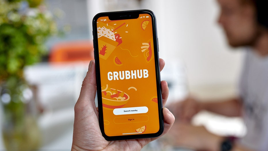 grubhub app on phone