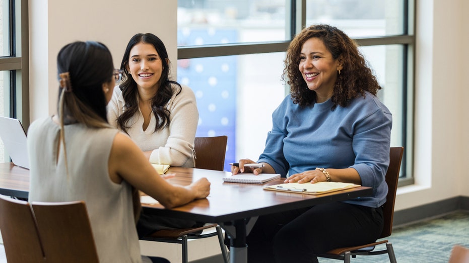 business women meeting