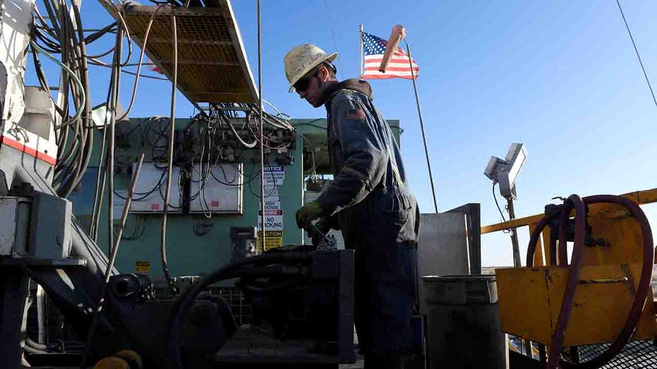 worker on drilling rig