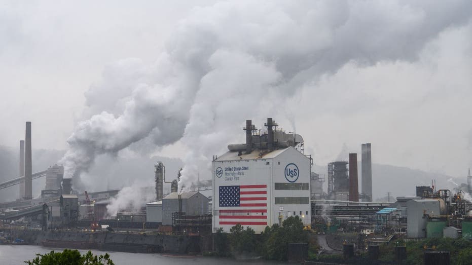 Amerikanisches Stahlwerk in Pennsylvania