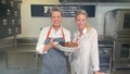 Stacie Archer and Chef Michelle Bernstein helping families create healthy meals.